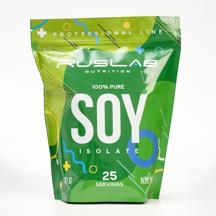 фото Протеин ruslabnutrition soy isolate 100% (800 гр), ванильное мороженое, спортивное питание