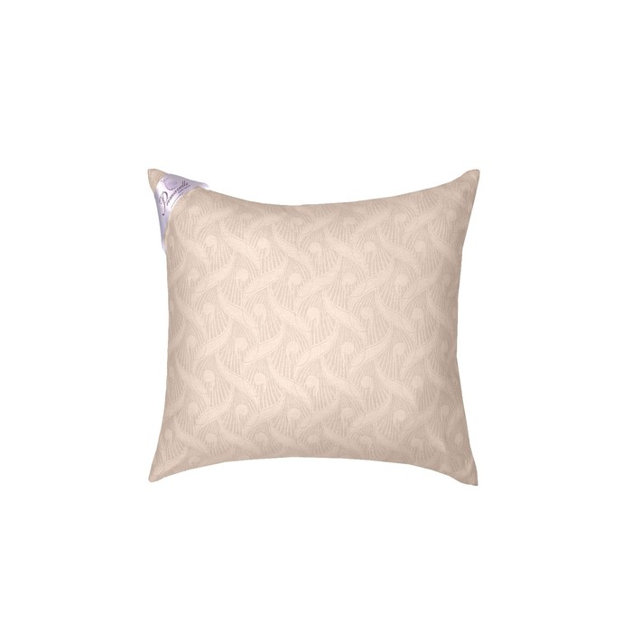 Подушка Organic Cotton, размер 68x68 см, цвет светло-кофейный