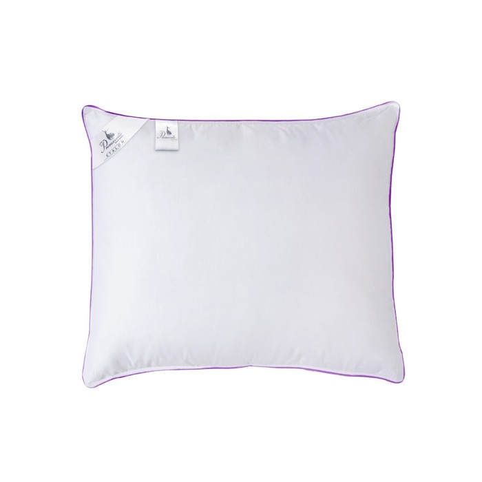 Пуховая подушка Ornella, размер 68x68 см, цвет белый подушка relax размер 68x68 см цвет белый