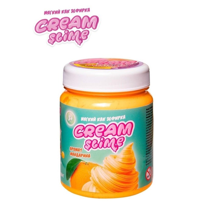 Слайм Cream-Slime с ароматом мандарина, 250 г SF02-K