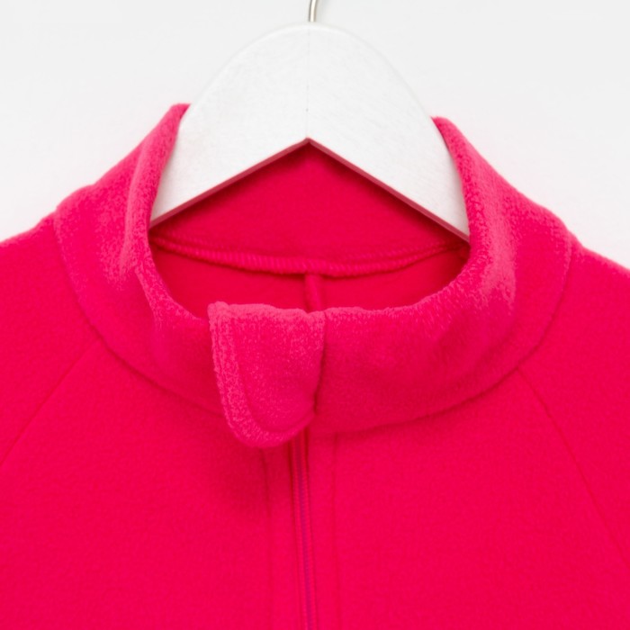 фото Комбинезон воротник-стойка, цвет тёмно-розовый (rasberry), рост 86-92 см рыжик