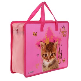 

Папка с ручками пластиковая А4, deVENTE "Cat Princess", 335 х 260 х 100 мм
