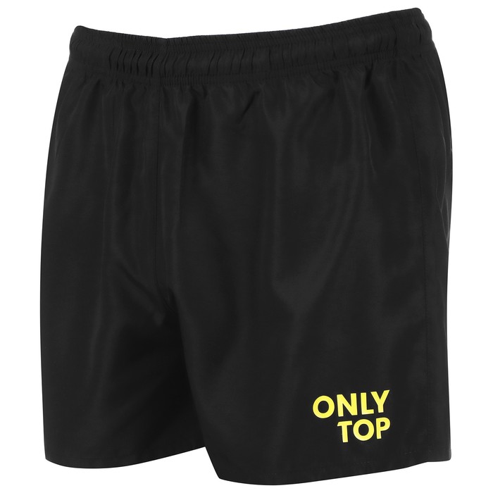 фото Шорты спортивные onlytop unisex black, размер 42