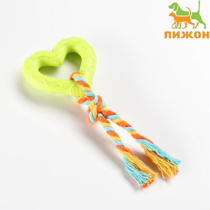 

Игрушка "Сердечко с канатом", 7 см, жёлтое
