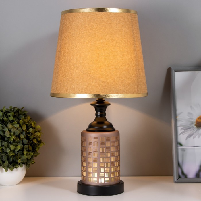 фото Настольная лампа берта e27 40вт черный 25х25х42,5 см risalux