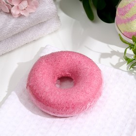 

Шипучая соль для ванн Пончик, Candy baht bar, "Спелая клубника", 130 г