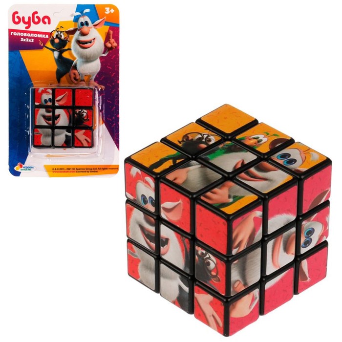 логическая игра энчентималс кубик 3×3 см с картинками Логическая игра «Буба. Кубик», 3 × 3 см, с картинками