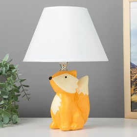 Настольная лампа 16549/1GR E14 40Вт оранжево-белый 20х20х28,5 см Ош