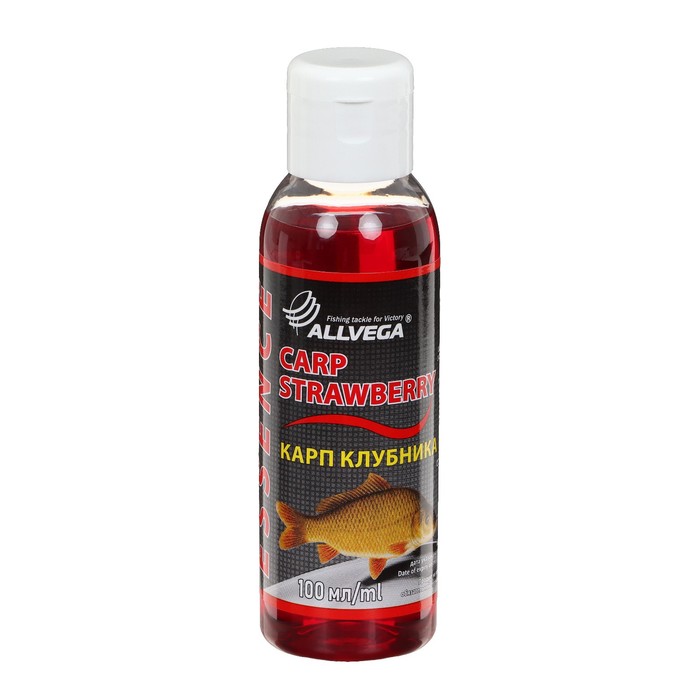 Ароматизатор-концентрат жидкий ALLVEGA Essence Carp Strawberry карп клубника 100 мл 319₽