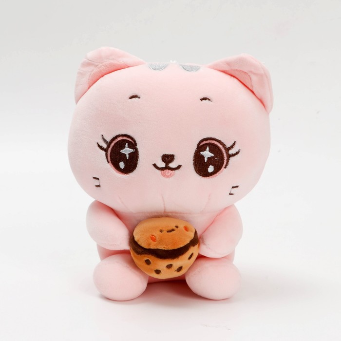 Мягкая игрушка «Котик с пирожным», цвета МИКС мягкая игрушка котик с сердечком цвета микс