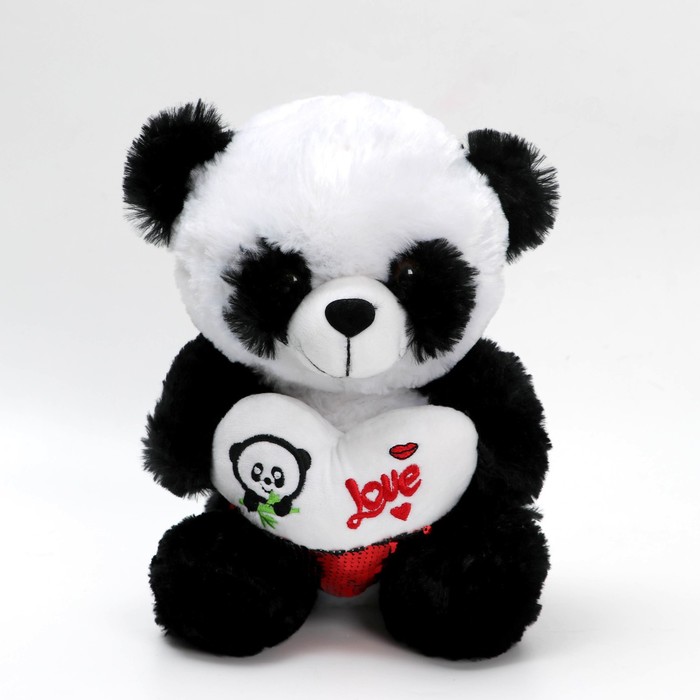 Мягкая игрушка «Панда с сердцем» мягкая игрушка панда с сердцем
