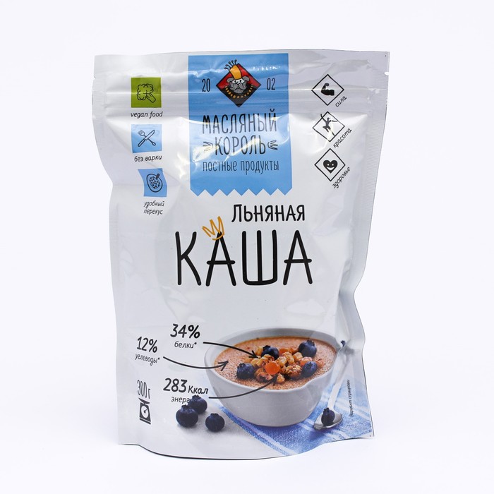

Каша льняная Масляный король ZIP 300г