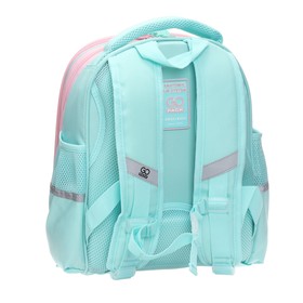 

Рюкзак каркасный GoPack Education Flamingo, 34,5 х 25 х 12,5 см, бирюзовый