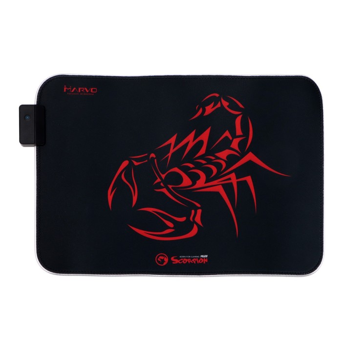 

Коврик для мыши MARVO MG08, игровой, 350x250x4 мм, подсветка, чёрный