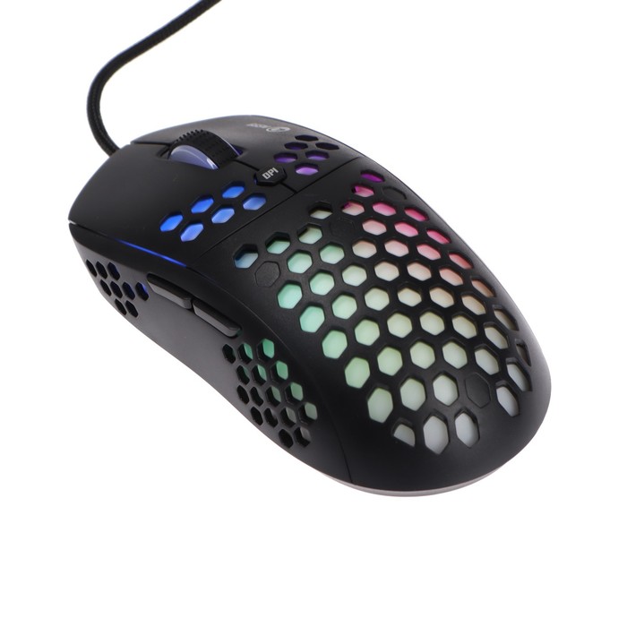 Мышь MARVO M399, игровая, проводная, подсветка, 6400 dpi, USB, чёрная