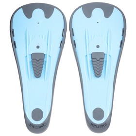 

Ласты для плавания Salvas F5 Fin, TPR и Technoflex, длина стопы 28 см, размер 44-45, цвет cерый/голубой