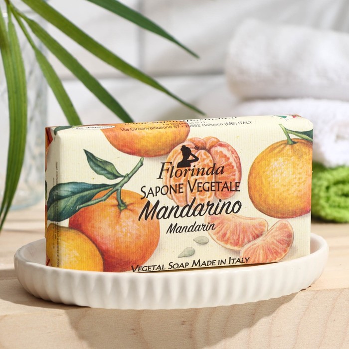 Мыло FLORINDA Mandarino, 100 г мыло florinda mandarino мандарин 50 г