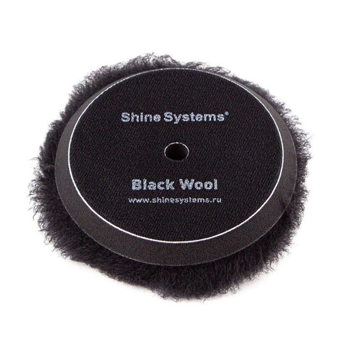 

Полировальный круг Shine Systems Black Wool, черный мех, 125 мм