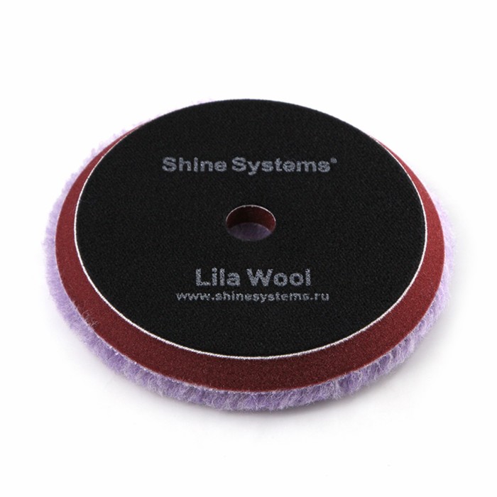 

Полировальный круг Shine Systems Lila Wool Pad, лиловый мех, 155 мм