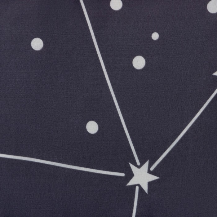 Постельное бельё 1,5сп Экономь и Я «Звездное небо» 143х215см, 145х214см, 50х70см-1шт, 60 г/м2, микрофибра 9050355