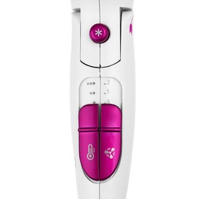 

Фен Rowenta CV3624F0, складной, 1700 Вт, 2 скорости, 3 режима, ионизация, 1 насадка, белый