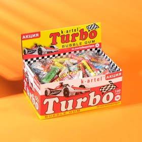 

Набор Жевательная резинка Turbosport racing со вкусом дыни арбуза яблока персика, 450 г