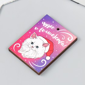 

Бирка "Кот. Чудес" 3х4 см