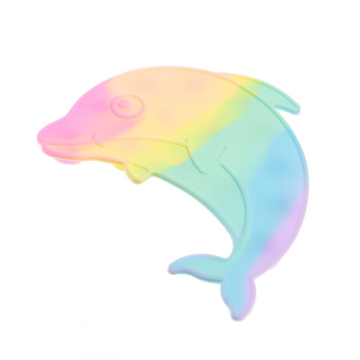 Развивающая игрушка «Дельфин» с присосками, цвета МИКС развивающая игрушка дельфин с присосками цвета микс