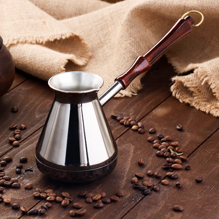 Турка для кофе медная «Ева», 0,5 л турка для кофе медная ирис 0 3 л