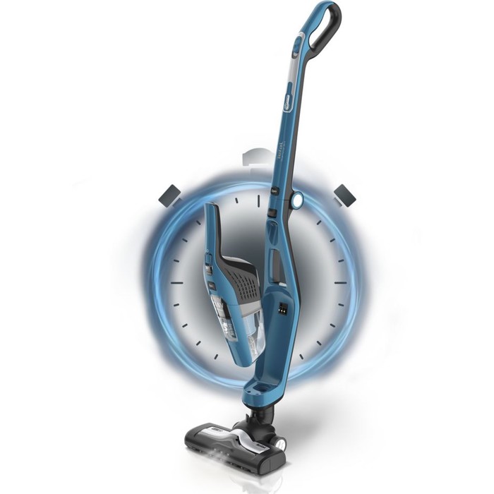 

Пылесос Tefal TY6751WO, вертикальный, беспроводной, 0.6 л, синий