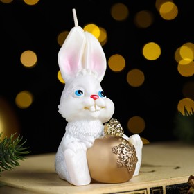 Свеча фигурная «Кролик с шариком», 8,5х5,5 см, 43 г Ош