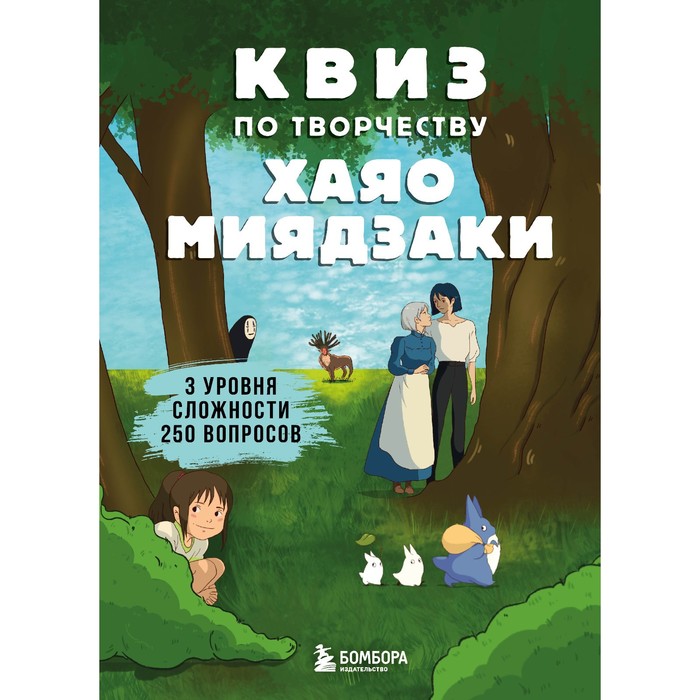 

КВИЗ по творчеству Хаяо Миядзаки. 3 уровня сложности, 250 вопросов