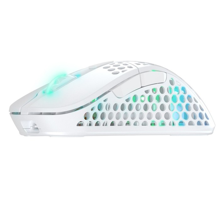 Мышь Xtrfy M4, игровая, беспроводная, подсветка RGB, 16000 dpi, USB, белая