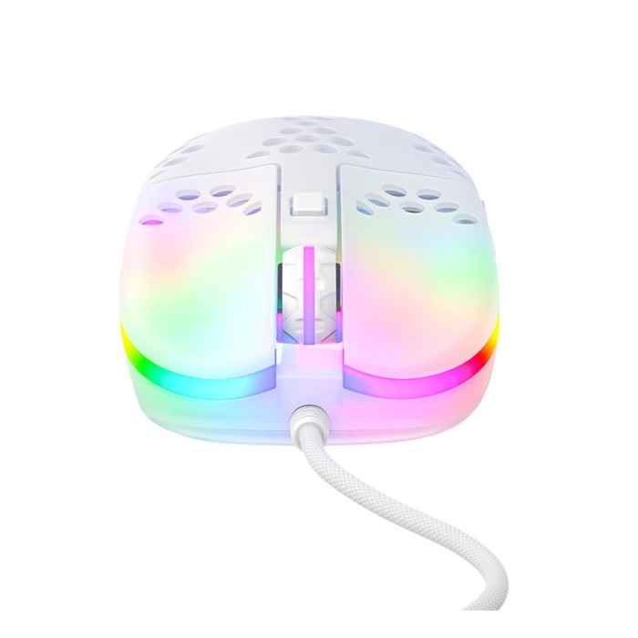 

Мышь Xtrfy MZ1 – ZY’S RAIL, игровая, проводная, подсветка RGB, 16000 dpi, USB, белая