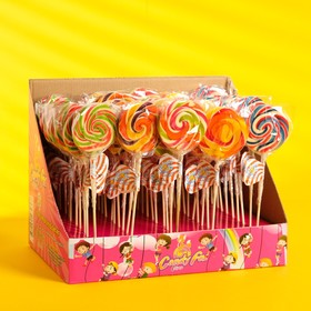 

Леденцовая карамель на палочке Candy Fox "Карусель", фасовка 50 шт, 30 г