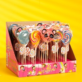 

Леденцовая карамель на палочке Candy Fox "Микс", фасовка 50 шт, 30 г