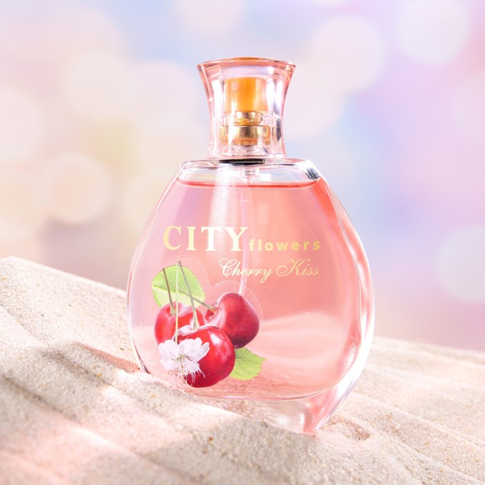 фото Туалетная вода женская "city parfum", "city flowers cherry kiss", 50 мл