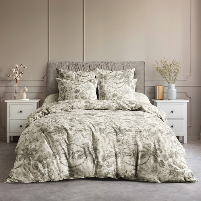 фото Постельное бельё 1,5сп ночь нежна эдем 145х215см, 147х215см, 70х70см 2шт, бязь 120г/м² 100% хлопок