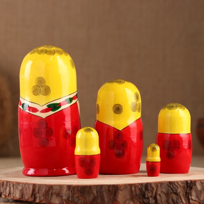 

Матрешка "Россияночка" 5 кукольная