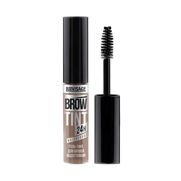 Гель-тинт для бровей Luxvisage Brow Tint Waterproof 24H, тон 101 taupe, 5 г гель тинт для бровей luxvisage brow tint waterproof 24h тон 104 taupe grey 5 г