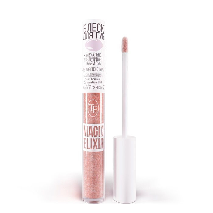 

Блеск для губ TF Magic Elixir, тон 005 розовый голографик, 4,5мл