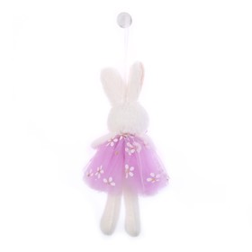 

Подвеска «Зайка», платье в цветок, цвета МИКС