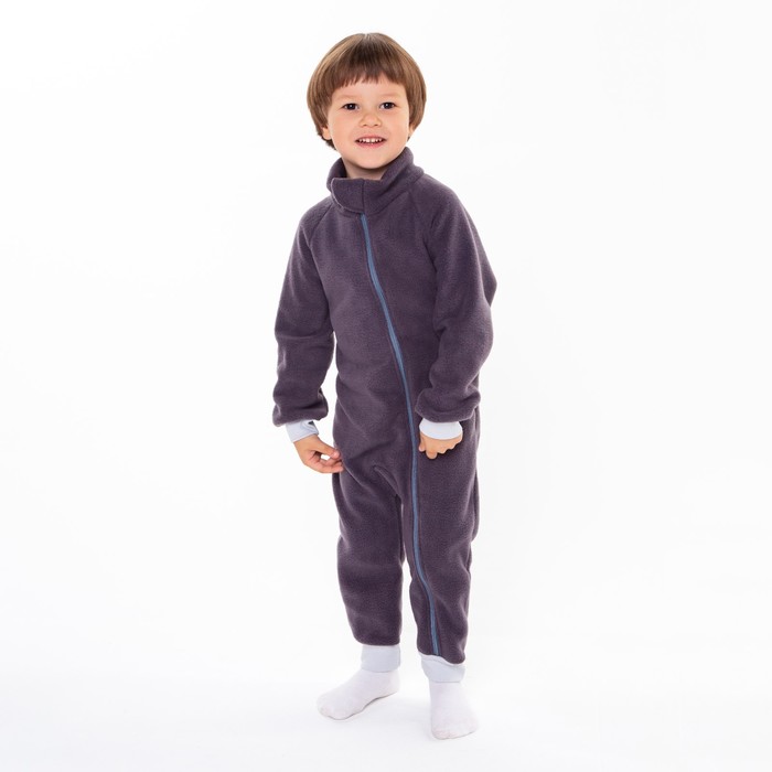 фото Комбинезон для мальчика, цвет тёмно-серый, рост 92-98 см