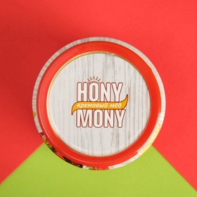 

Кремовый мед Hony Mony, с клубникой и ревенем, 250 г