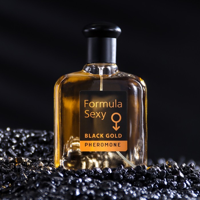 Туалетная вода мужская с феромонами "Formula Sexy Black Gold", 100 мл