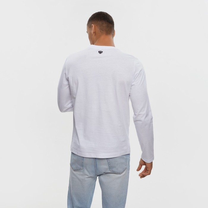 фото Лонгслив president, размер м, цвет белый