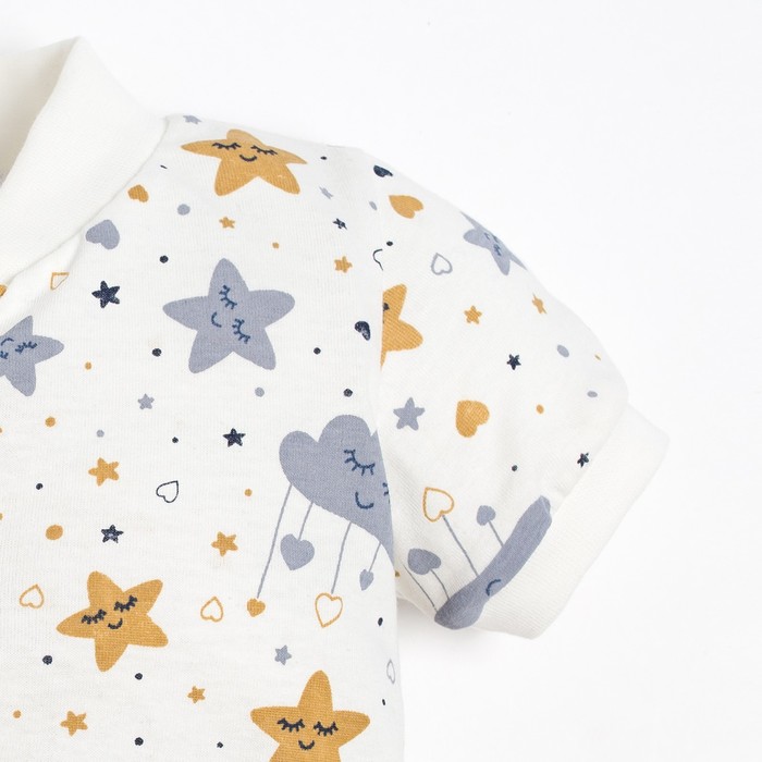 Кофточка детская, цвет белый/луна, рост 56 см 9127710