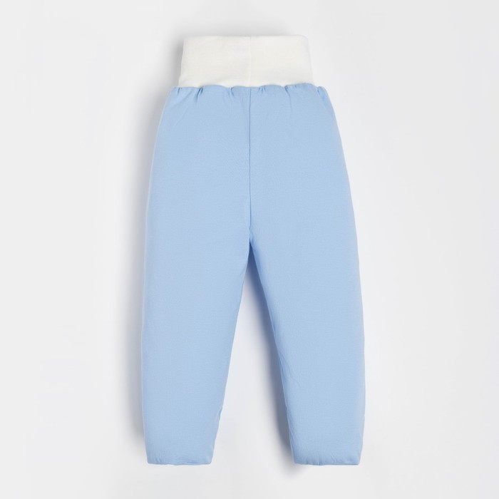 Ползунки детские, цвет голубой/луна, рост 68 см 9127722