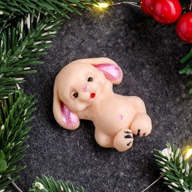 

Фигурное мыло "Кролик Редиска" коричневый, 20гр, 4,5х5х2см