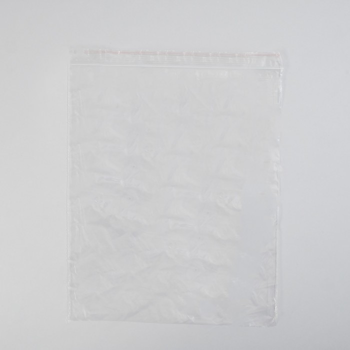 Пакет zip lock 25 x 30 см, 30 мкм